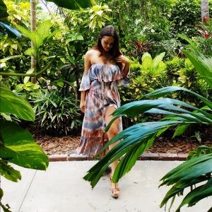 Tie-dye skirt set Size L